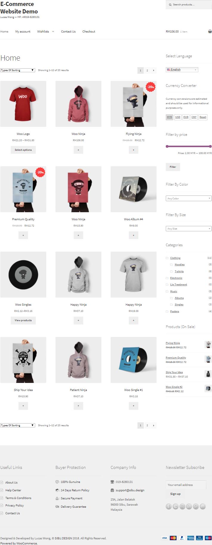 eCommerce Website Demo 1